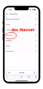 Add services mobile