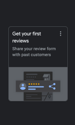 Get First Reviews Card