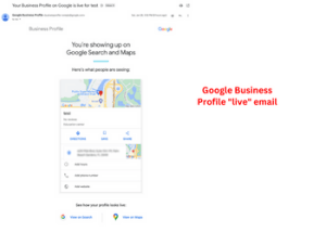 Google Email profile is live