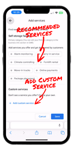Google Service Recommendations on Mobile