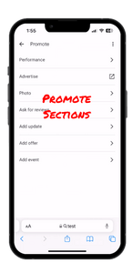 Promote Section mobile